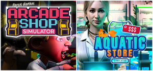 Aquatic Store and Arcade Shop Together banner