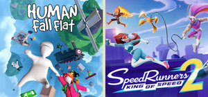 SpeedRunners 2 x Human Fall Flat banner
