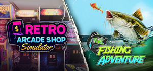 Retro Arcade Shop Simulator x Fishing Adventure banner