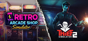 Retro Arcade Shop Simulator x Thief Simulator 2 banner