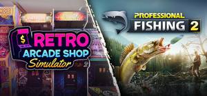 Retro Arcade Shop Simulator x Professional Fishing 2 banner