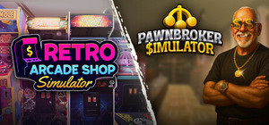 Retro Arcade Shop Simulator x Pawnbroker SImulator banner