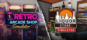 Retro Arcade Shop Simulator x Liquor Store Simulator banner