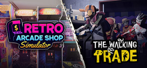 Retro Arcade Shop Simulator x The Walking Trade banner