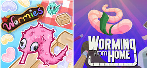 Wormie-ing From Home banner