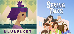 Blueberry + Spring Tales banner