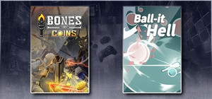 Bones and Coins & Ball-it Hell banner