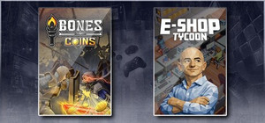 Bones and Coins & E-Shop Tycoon banner