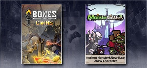Bones and Coins & Monster Battles banner