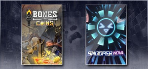 Bones and Coins & SHOOPER NOVA banner