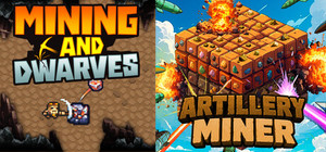 Dwarves with Mining Artillery banner