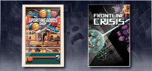 Sporting Goods Shop & Frontline Crisis banner