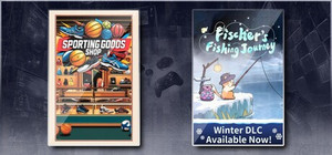 Sporting Goods Shop & Fischer's Fishing Journey banner