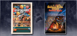 Sporting Goods Shop & Stickman Strikes: Conquer Fantasy World banner