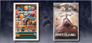 Sporting Goods Shop & Greedland banner