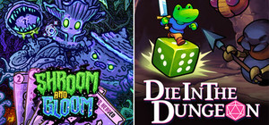 Shroom and Gloom x Die in the Dungeon banner