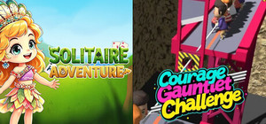 🃏Solitaire Adventure x 🏃‍➡Courage Gauntlet Challenge banner