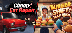 Cheap Car Repair x Burger Shift: Team Rush banner
