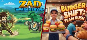 Zad Archery x Burger Shift: Team Rush banner