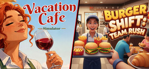 Vacation Cafe Simulator & Burger Shift: Team Rush banner