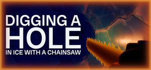 Digging A Hole In Ice With A Chainsaw banner