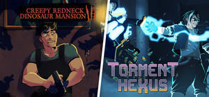 Creepy Redneck Dinosaur Mansion 3 x Torment Hexus banner
