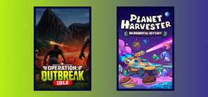Planet Harvester x Outbreak Idle banner