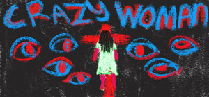 crazy woman banner
