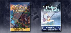 Creator Chronicles & Fischer's Fishing Journey banner