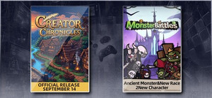 Creator Chronicles & Monster Battles banner