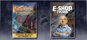Creator Chronicles & E-Shop Tycoon banner