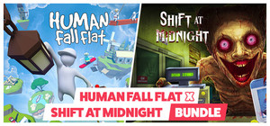 Human Fall Flat x Shift at Midnight banner