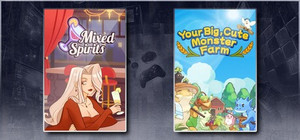 Mixed Spirits: Bartender & Your Big, Cute Monster Farm banner
