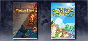 Tinker Shot & Your Big, Cute Monster Farm banner