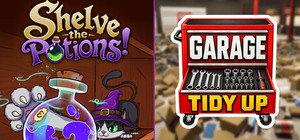 Shelve the Potions! X Garage: Tidy Up! banner