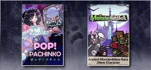 Pop! Pachinko & Monster Battles banner