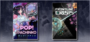 Pop! Pachinko & Frontline Crisis banner