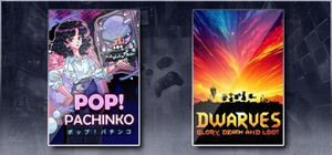 Pop! Pachinko & Dwarves: Glory, Death and Loot banner