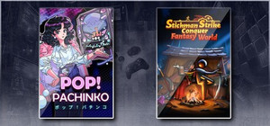 Pop! Pachinko & Stickman Strikes: Conquer Fantasy World banner