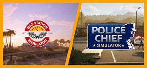 Gas Station Simulator x Police Chief Simulator banner