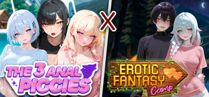 The 3 Anal Piggies x Erotic Fantasy Camp banner