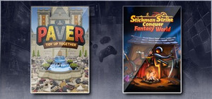 Paver: Tidy Up Together & Stickman Strikes: Conquer Fantasy World banner