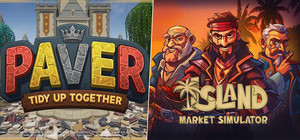 Paver Tidy Up Together - Island Market Simulator banner