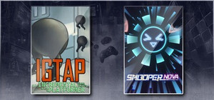 IGTAP: an Incremental Game That's Also a Platformer & SHOOPER NOVA banner