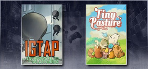 IGTAP: an Incremental Game That's Also a Platformer & Tiny Pasture banner