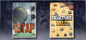 IGTAP: an Incremental Game That's Also a Platformer & Fracture Field banner