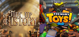 Too Many Toys! X Tidy Up History banner