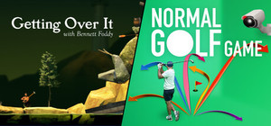 Getting Over It x Normal Golf Game banner