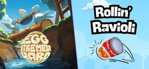 An Eggstremely Hard Game x Rollin' Ravioli banner