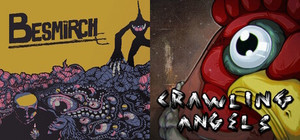 Besmirch + Crawling Angels banner